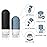 DEPOZA 16 Pack Travel Bottles Set - TSA Approved Leak Proof Silicone Squeezable Containers for Toiletries, Conditioner, Shampoo, Lotion & Body Wash Accessories (Black)