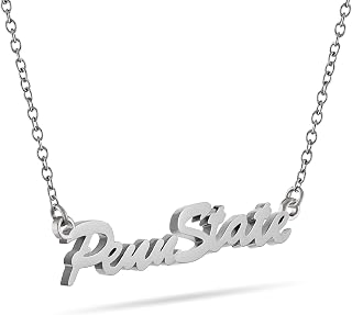Stone Armory Necklace for Penn State Nittany Lions - Stainless Steel Jewelry Designed for Sensitive Skin - Adjustable 16-20in Chain, Gift for Penn State University Fans, Women, and Graduates
