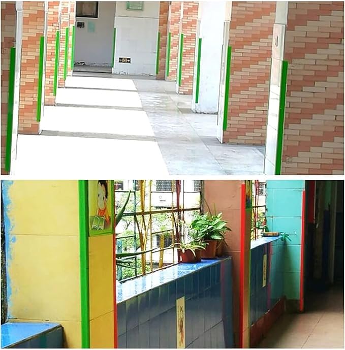 Protector de Borde Escalera Goma multicolor antideslizante para interiores 3