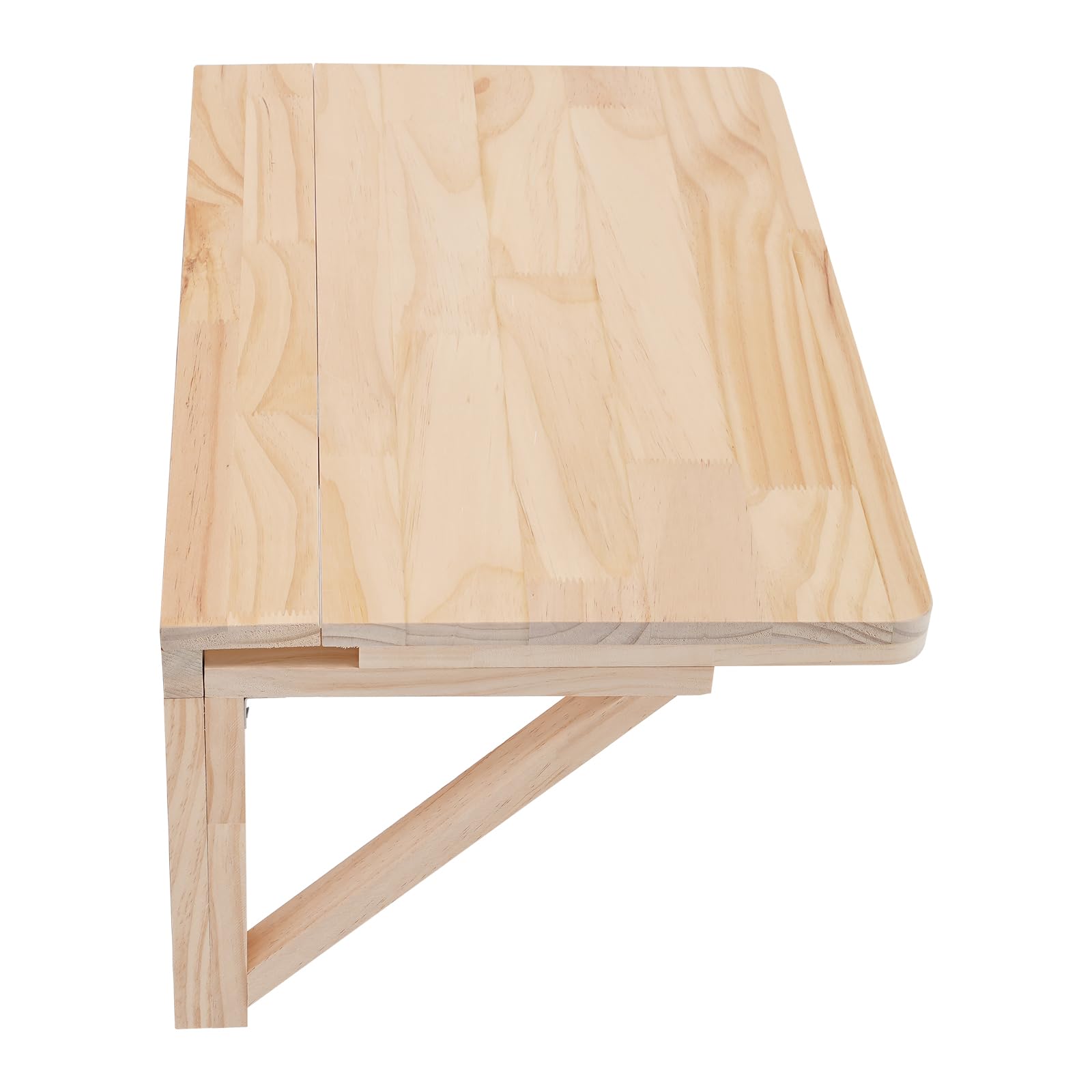 Wandklapptisch Wandmontierter Klapptisch Wandtisch Klappschreibtisch Computertisch Schreibtisch Kiefernholz Platzsparende MöBel für Wohnwagen Lager Garage Wohnzimmer Schlafzimmer usw (60*40*24cm)