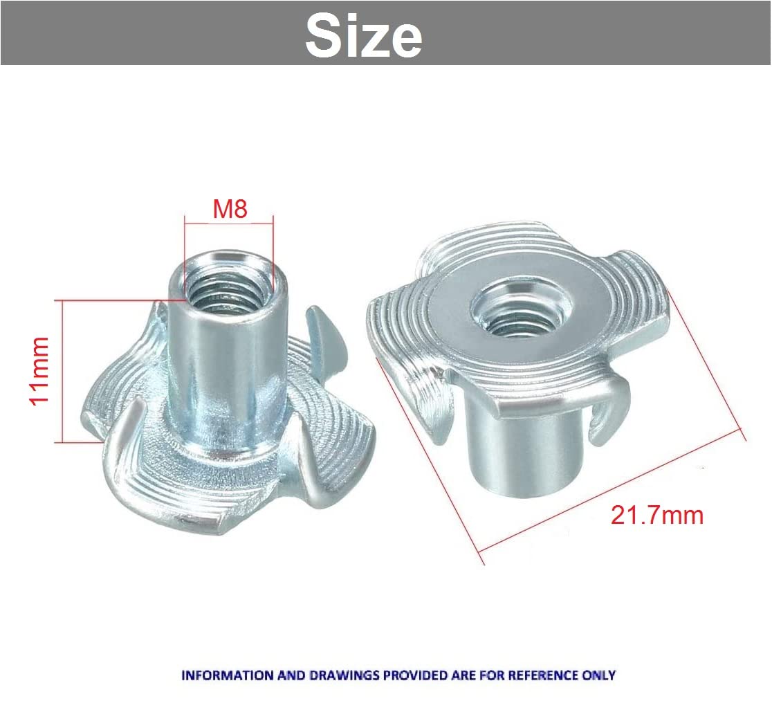TERF® M8 (8mm) X 11mm Steel 4 - Image 4