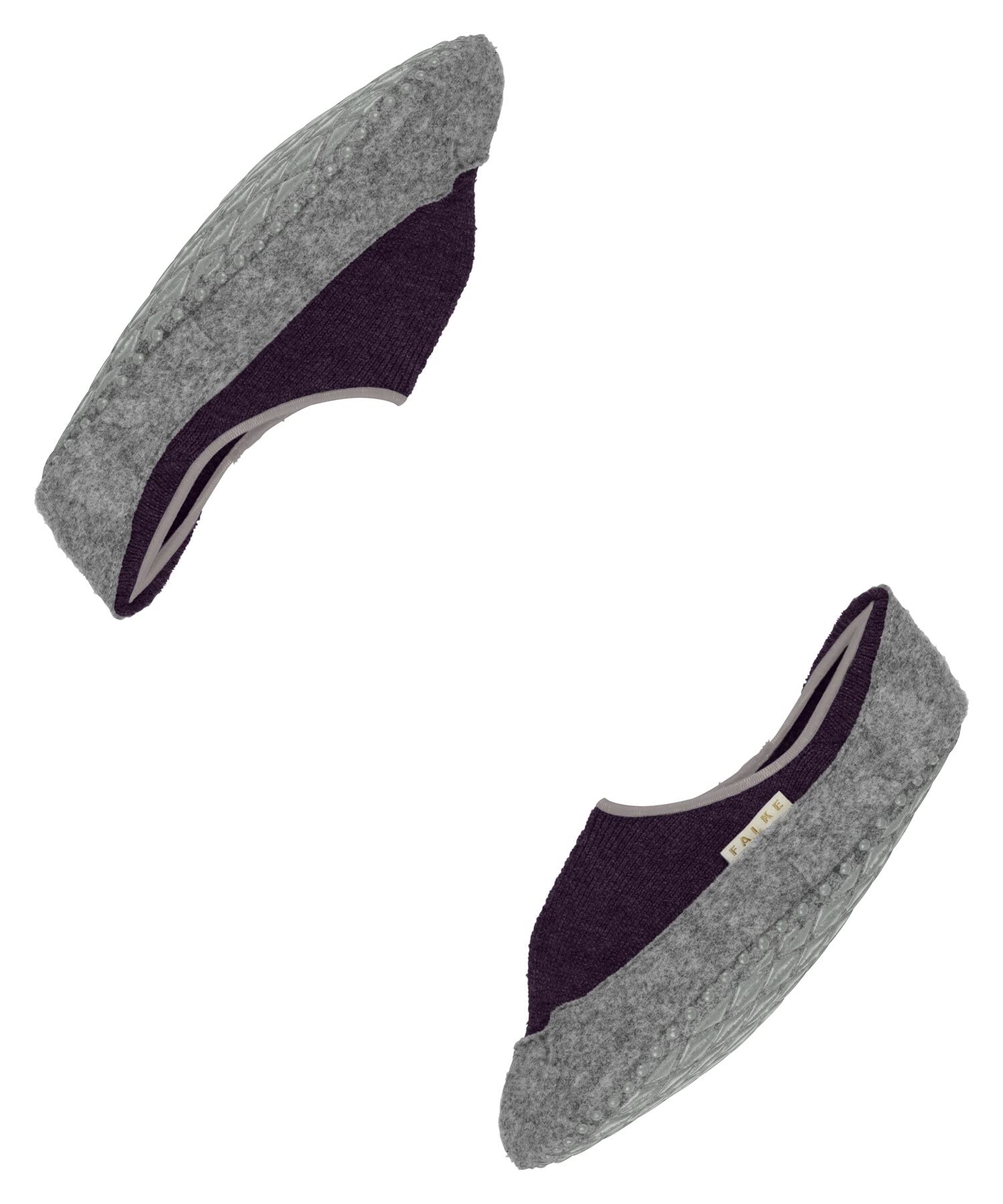 FALKE Damen Cosyshoe Invisible Haussocken Wolle Schwarz Grau viele weitere Farben verstärkte Hüttensocken atmungsaktiv Noppendruck rutschhemmend tief ausgeschnitten 1 Paar
