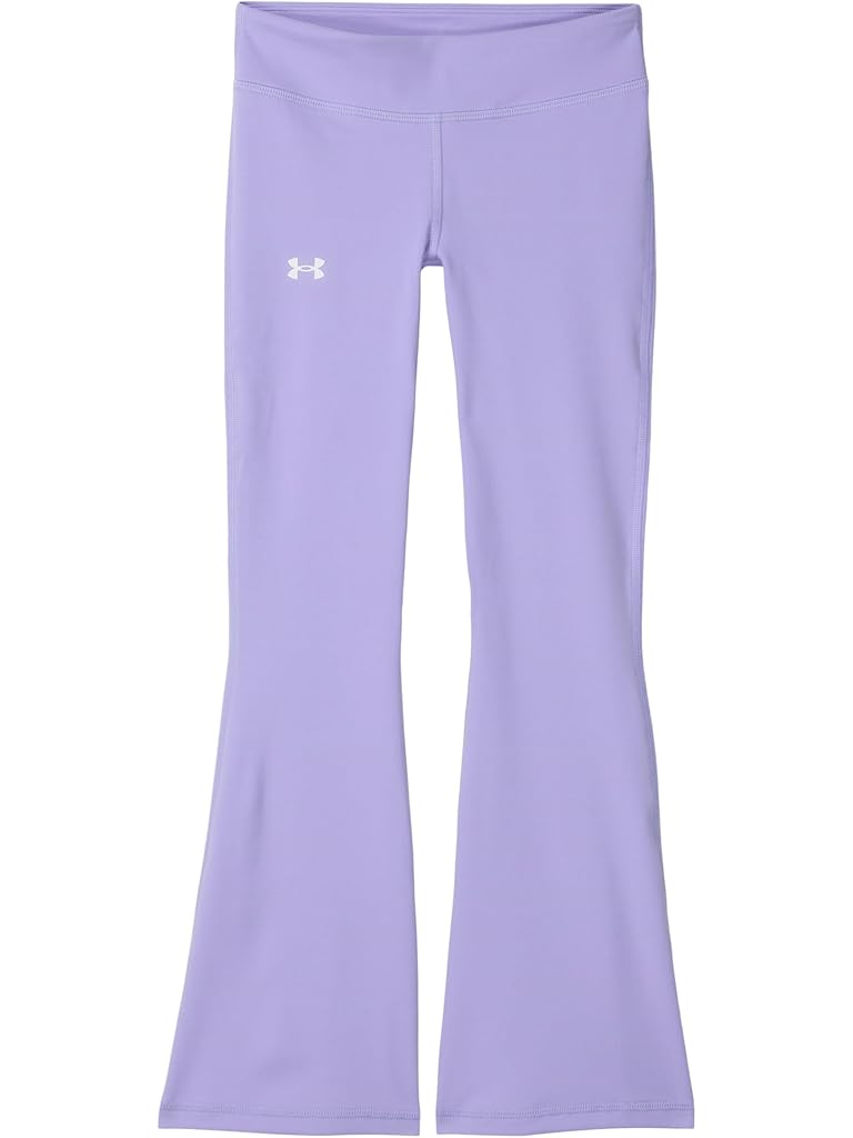White Under Armour Motion Flare Pants (Big Kids)