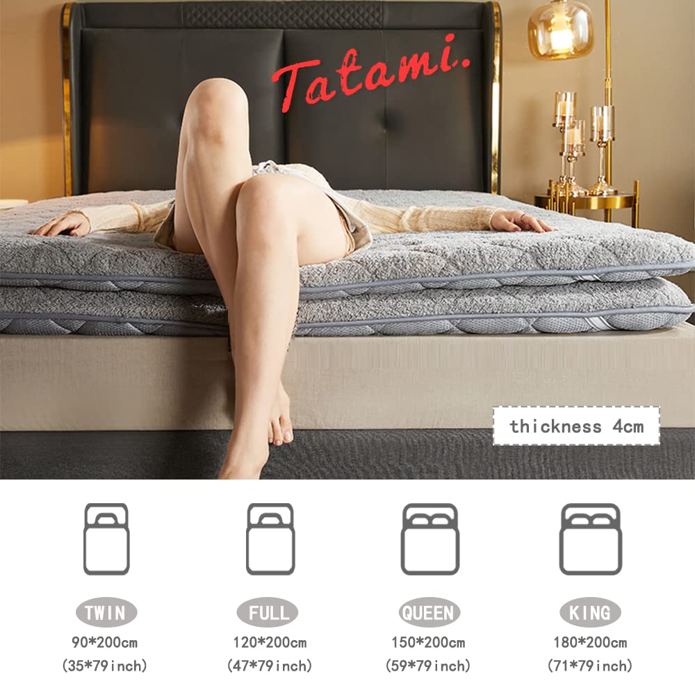 Japanse vloermatras Futonmatras Opvouwbaar oprolbaar slaapma