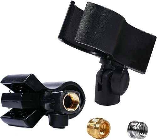 Miniatura 2 de 1 clip de micrófono grande, el soporte de clip de micrófono se utiliza con micrófonos de entre 32 y 2.362 in de diámetro. Adecuado para micrófonos