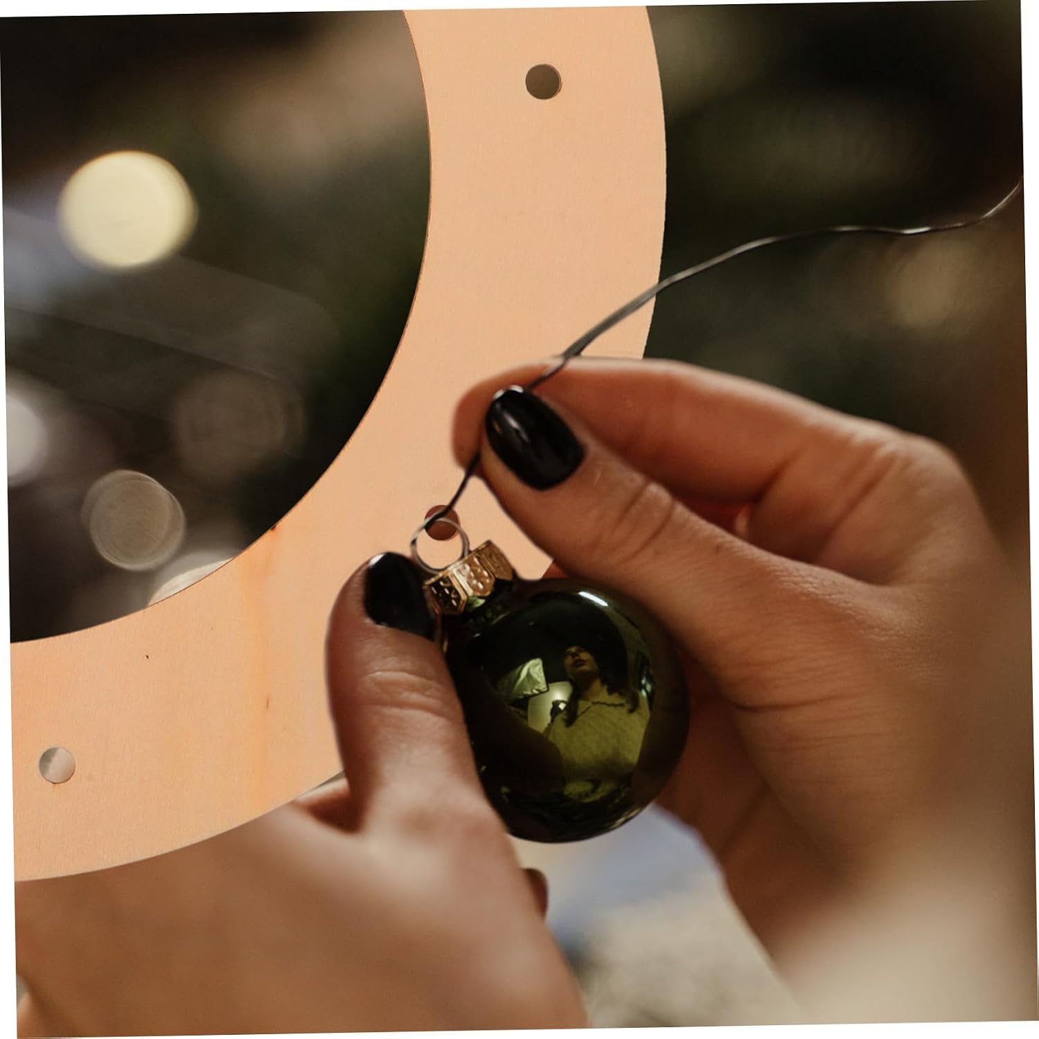 12pcs Wood Wreath Frames for DIY Crafts Durable Circle Backdrop Stands for Christmas and Seasonal Decor Smooth Finish for Easy Flower Decoration