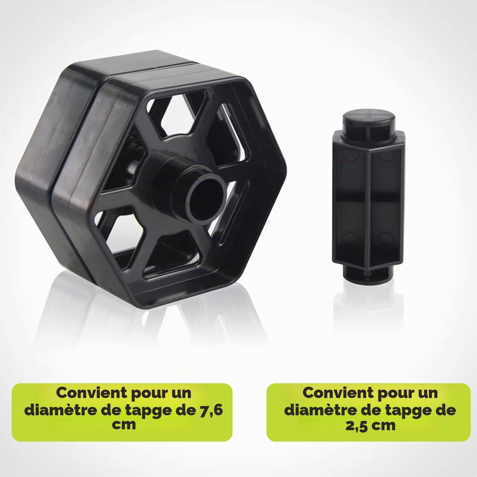 Distributeur de Ruban adhésif Multifonction pour Transfert de Chaleur pour Emballage et travaux manuels, Dérouleur Scotch avec Le Noyau de 1 Pouce et de 3 Pouces