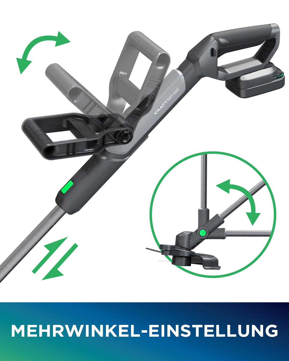30 cm 20V Brushless 2-in-1 Akku Rasentrimmer & Rasenkantenschneider