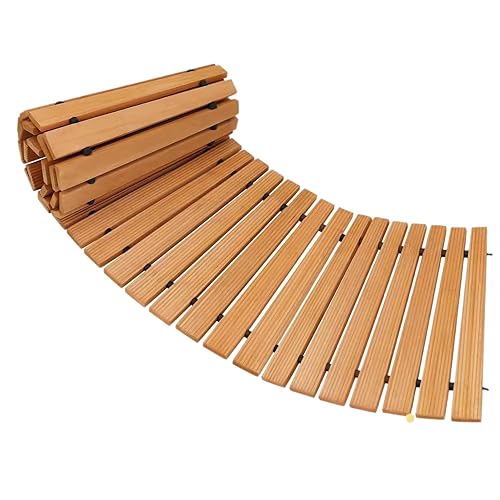 Wooden Garden Path, Outdoor Courtyard Floor Passage, Garden Wooden Walkway