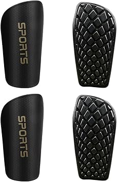 2 Pair Shin Guards,Soccer Shin Guards Honeycomb Design Protective Soccer Boys and Girls