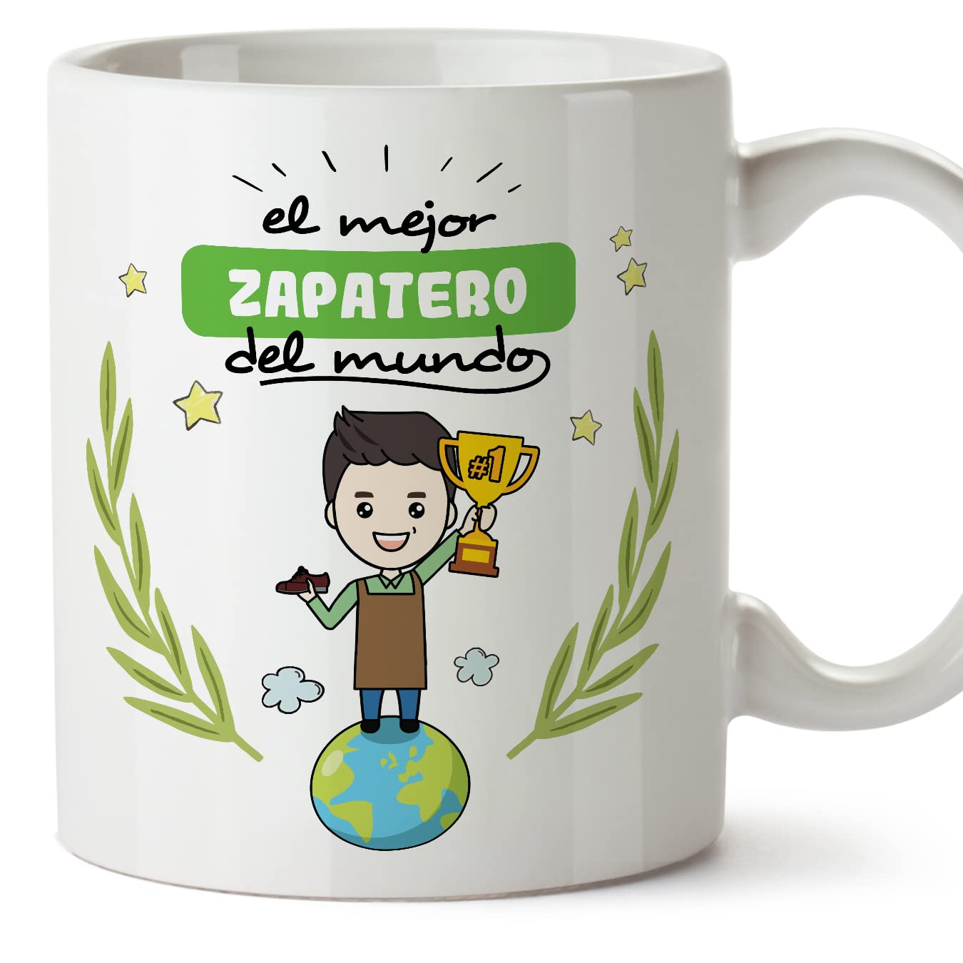 MUGFFINS Taza Fisioterapeuta Hombre (Mejor del Mundo) - Regalos Originales y Divertidos de Fisioterapia — view 156