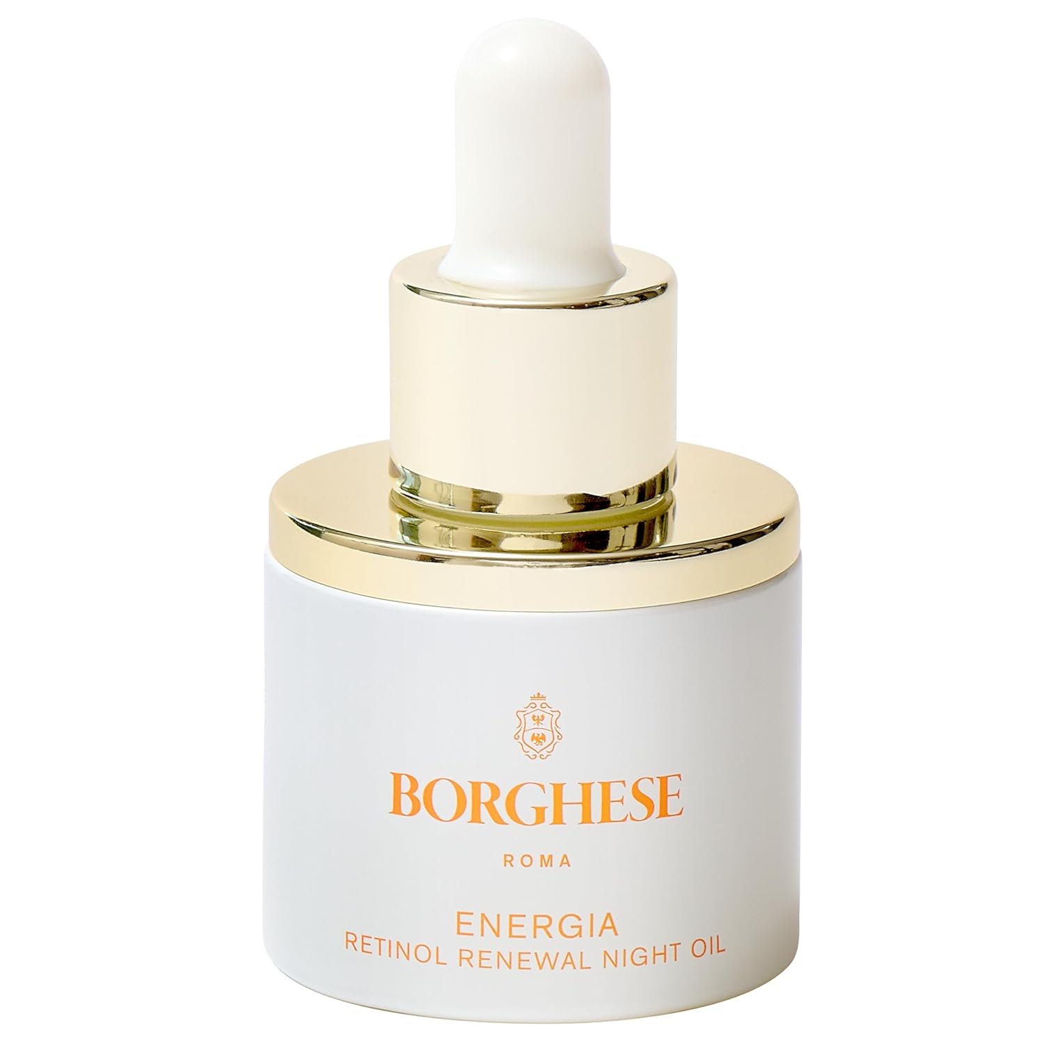 Borghese ENERGIA Retinol Renewal Night Oil - Granactive Retinoid 1% Face Oil for Anti-Aging & Skin Texture with Sea Buckthorn Oil, for All Skin Types