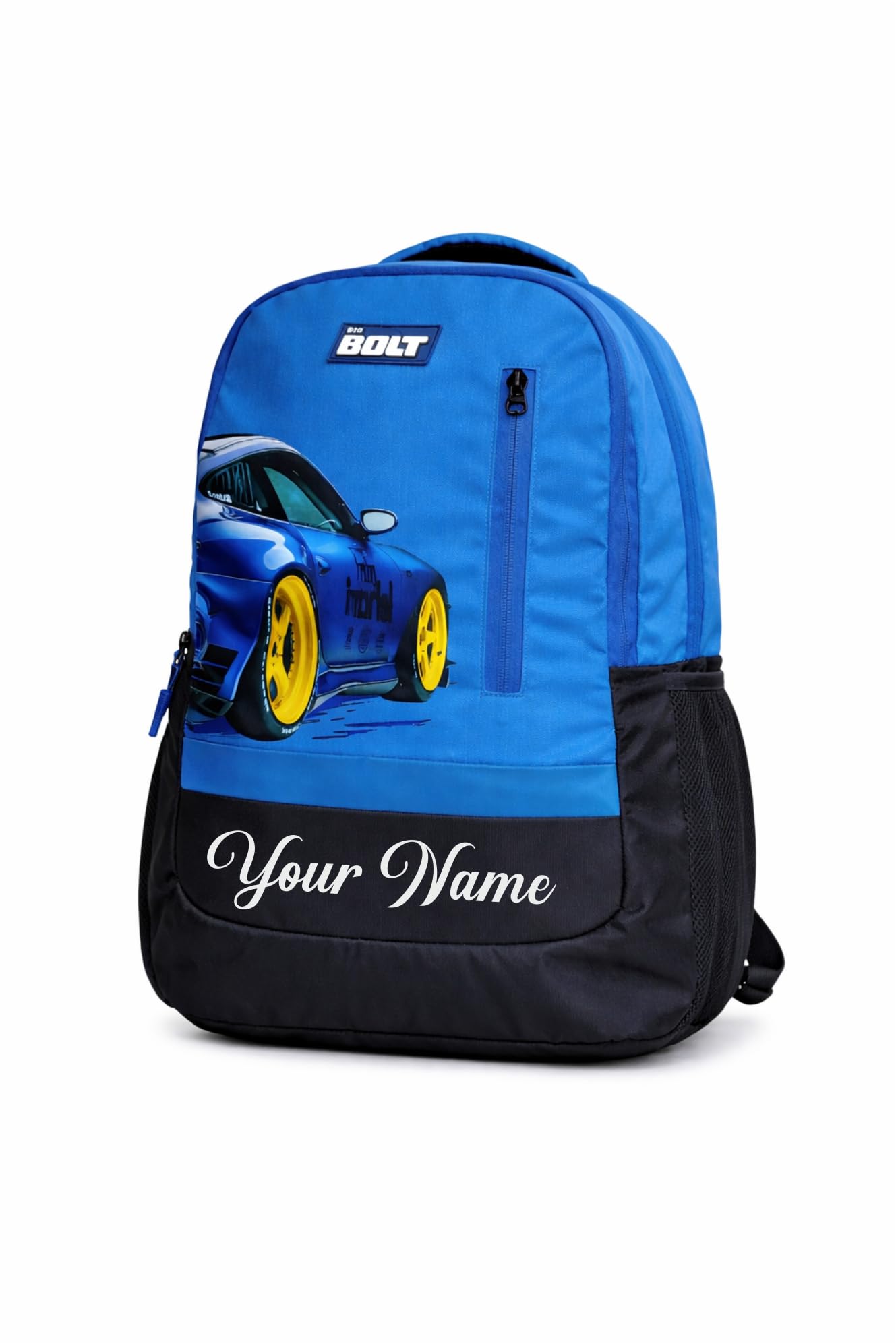 Personalized School Backpack for Boys & Girls | 19 Inch Large Capacity Bag with Laptop Compartment | 4 Zip Storage | Water Bottle Pocket | Custom Name Printed Bag for Students-image-41