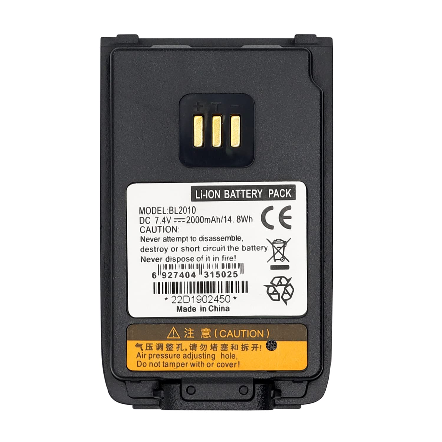 BL2020 Battery BL2010 Battery [Upgraded] for Hytera HYT PD562 PD412 PD506 PD602 PD602G PD606 PD606G PD662 PD662G PD682 PD682G UL913 PD402i PD412i PD482i PD502i PD562i PD602i Battery (Thick)