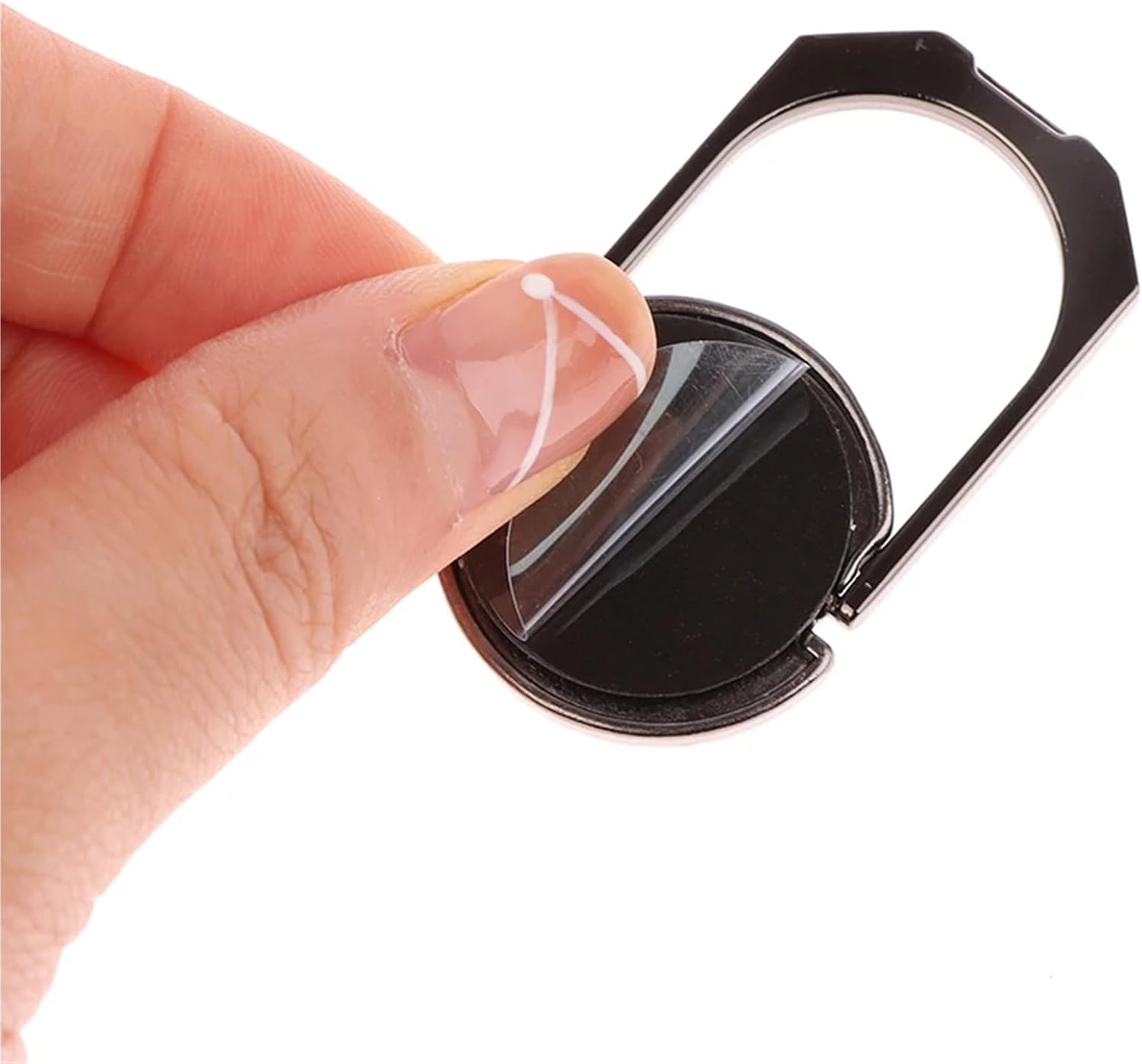 2PCS Universal Invisible Foldable Mini Laptop Feet Desktop Cooling Riser for Notebook Tablet Keyboard(Black)