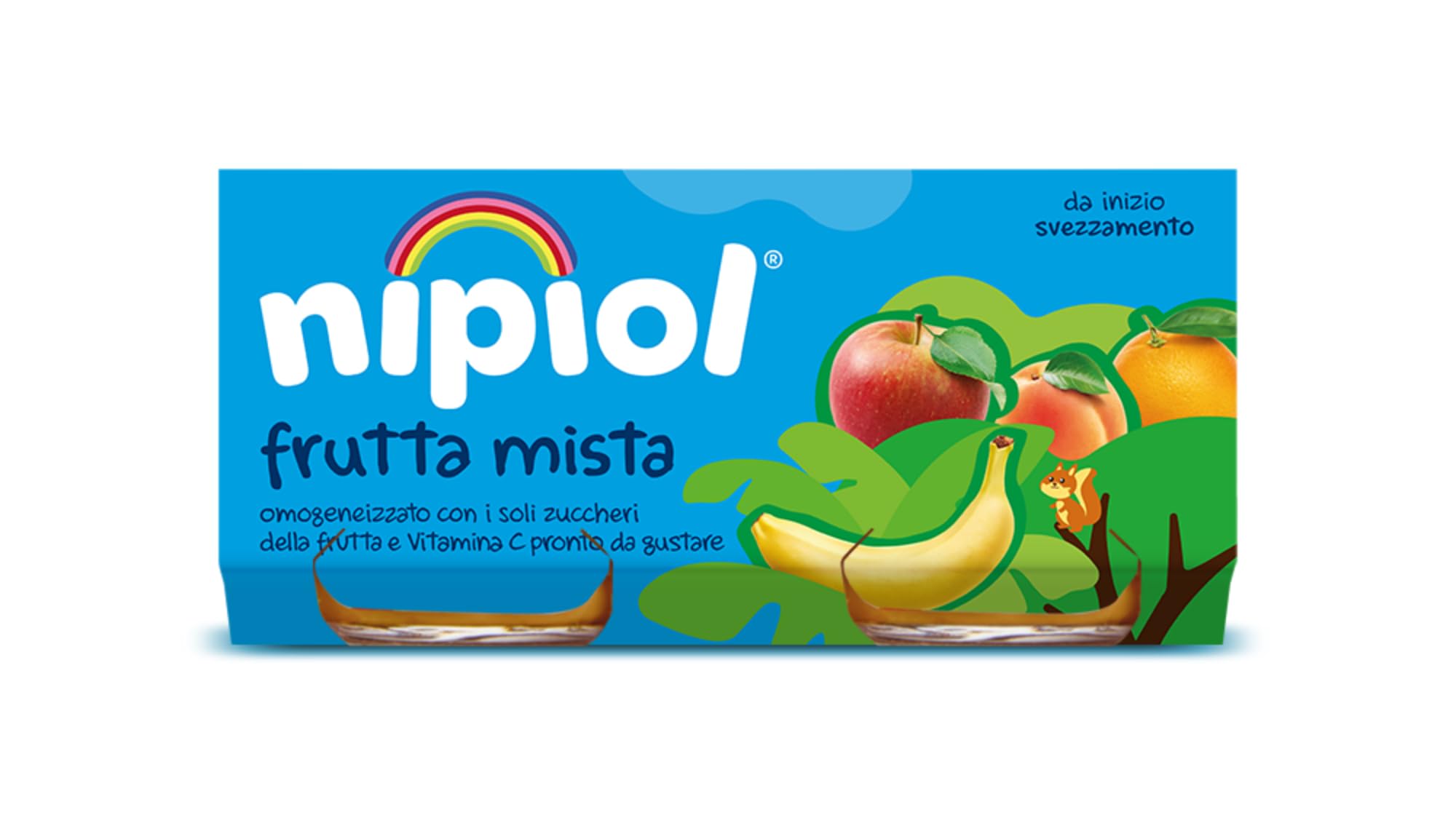 Nipiol Omogeneizzato Frutta Mista 24x80g