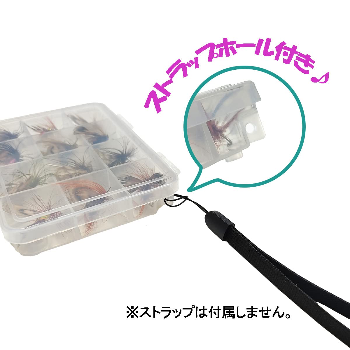 L*0様 【引退】フライ　フライマテリアル　セット　釣りセット　毛針　羽 Amazon | 完成フライ フライフィッシング用 毛ばり フライ ケース付き