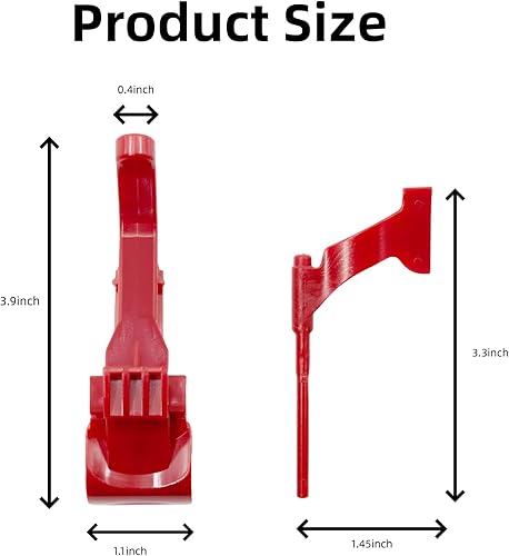 Miniatura 2 de Nuevo botón de la aspiradora liberación rojo clip y pestillo reemplazo para Dyson Cyclone DC41 DC43 DC65