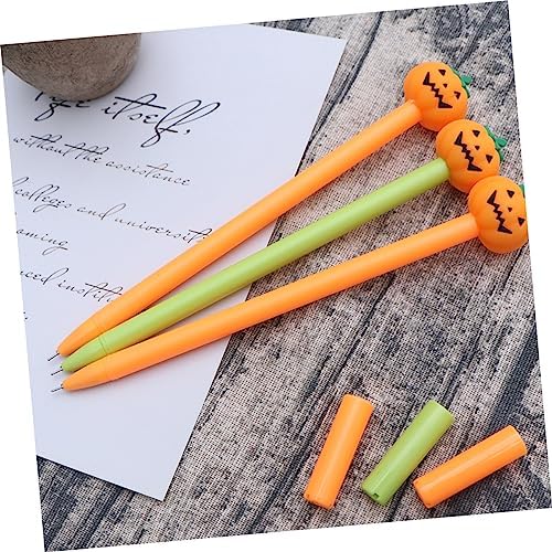 NUOBESTY 8 adet renkli karikatür jel kalem, balkabağı motifli, yaratıcı yazı gereçleri, cadılar bayramı için, okul ve ofis için, notlar ve çizimler için - Görsel 5