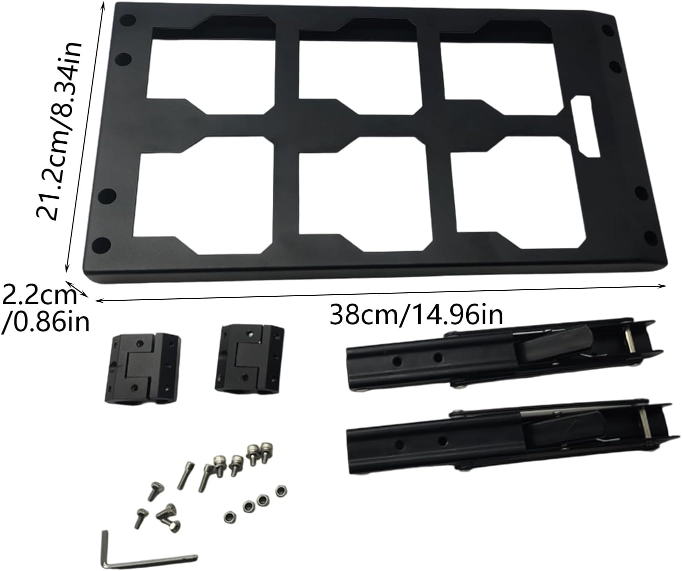 Expandable Tool Storage Accessory Heavy Duty Metal Frame Foldable Design Creates Instantly Work Area‌ Securely Mounts On Wall Bed Panels Foldable Tool Case Expansion Board