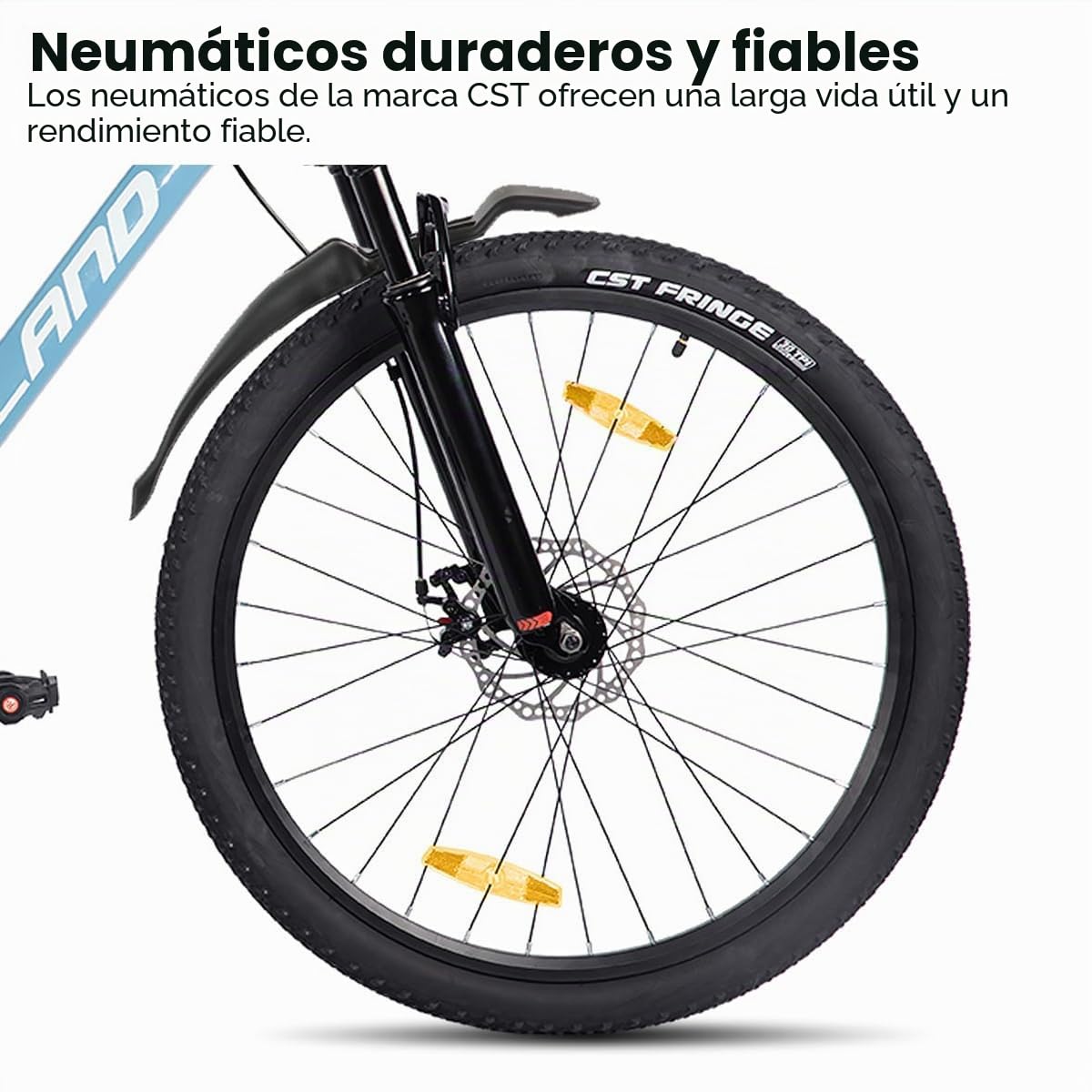 Hiland - Bicicleta de montaña de 26/27,5 pulgadas para mujeres, hombres y adultos, 21 velocidades, con marco de aluminio, frenos de doble disco, para hombre y mujer, color negro/verde/azul/morado