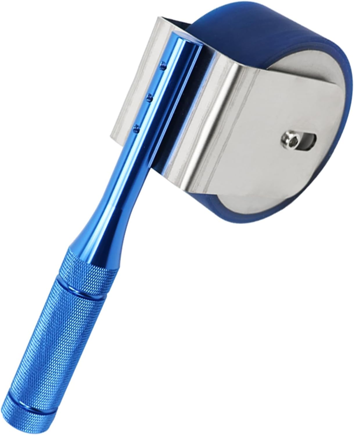 Durable 2kg Manual Roller, PU Rubber Wheel, Non-Slip Handle, Stainless Steel Frame, Heavy Duty Adhesive Test Tool for Vinyl Flooring Wallpaper Carpet