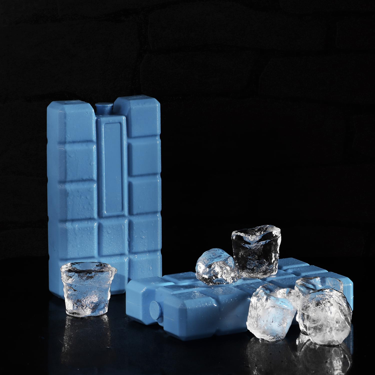 4 Ghiaccioli Per Borsa Frigo | Elementi Refrigeranti Riutilizzabili In SAP | Spessore 1.78cm, Senza Perdite E Inodore