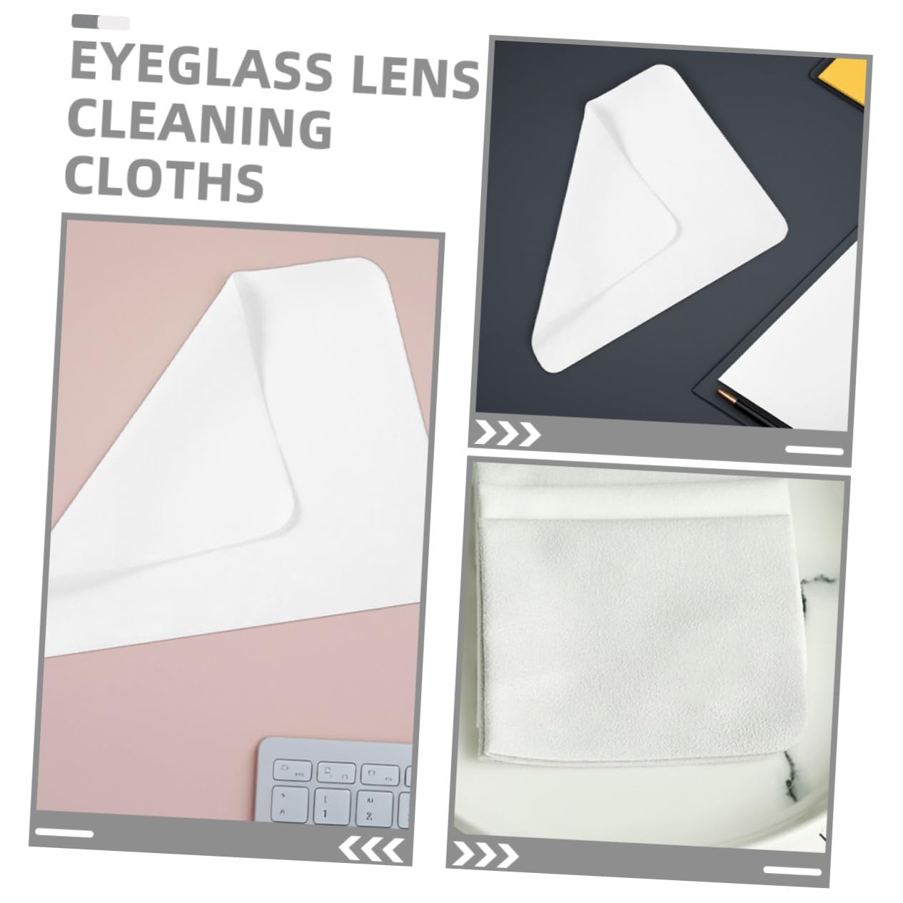 80 Piezas Paños de Limpieza para Gafas Unidades de Algodón Reutilizables Toallitas Suaves sin Rayas para Lentes Pantallas de Móviles Cámaras y Tablets Uso Multifuncional y Duradero