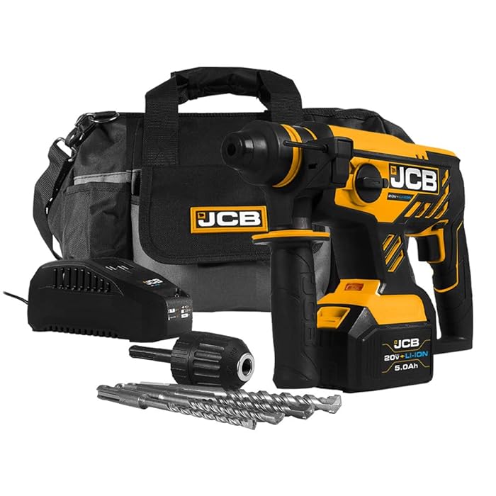 Buy JCB Tools JCB 20V Cordless Brushless SDS Rotary Impact Hammer