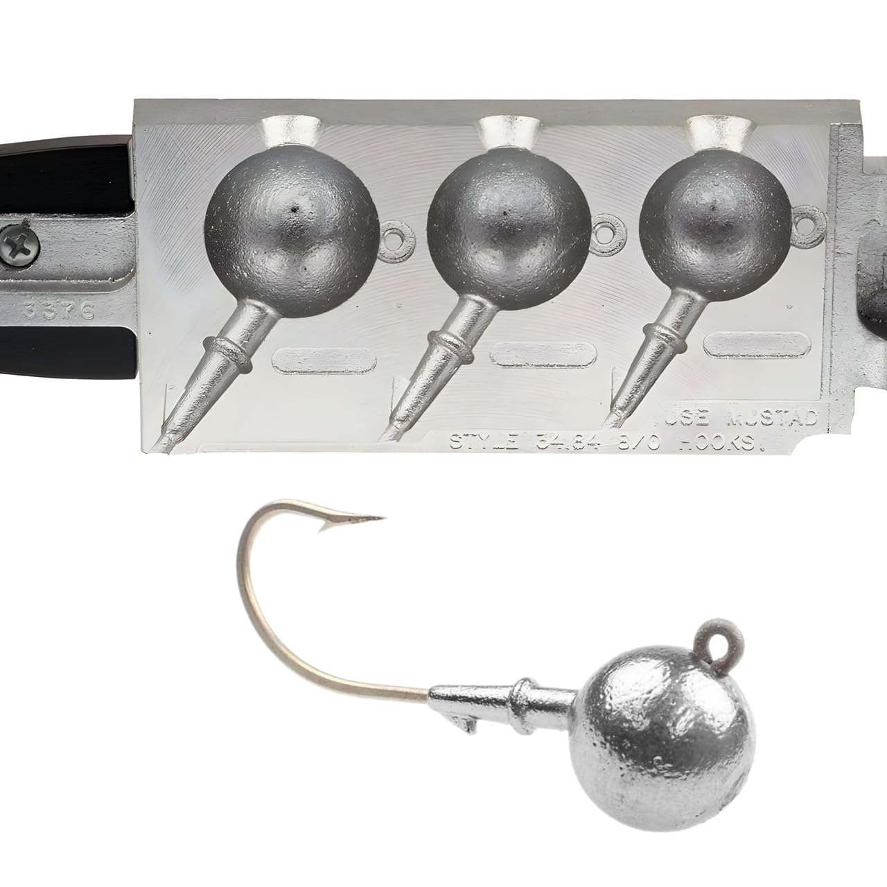 Do It Mold Round Head Jig HH Size 4, 5, 6 oz Do it Mold (3376) RHO-3XL Cavities 3 Total