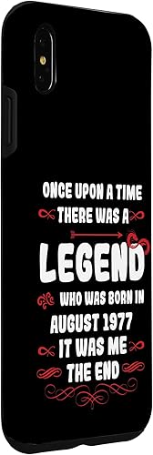 Vista 18 de iPhone 11 Pro Max Érase una vez una leyenda. Agosto 1977 Cumpleaños Caso