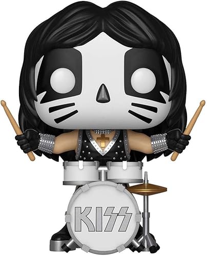 Miniatura 5 de POP Rocks: KISS - Figura de vinilo Funko de Catman (Peter Criss) (paquete con funda protectora de caja compatible), multicolor, 3.75 pulgadas