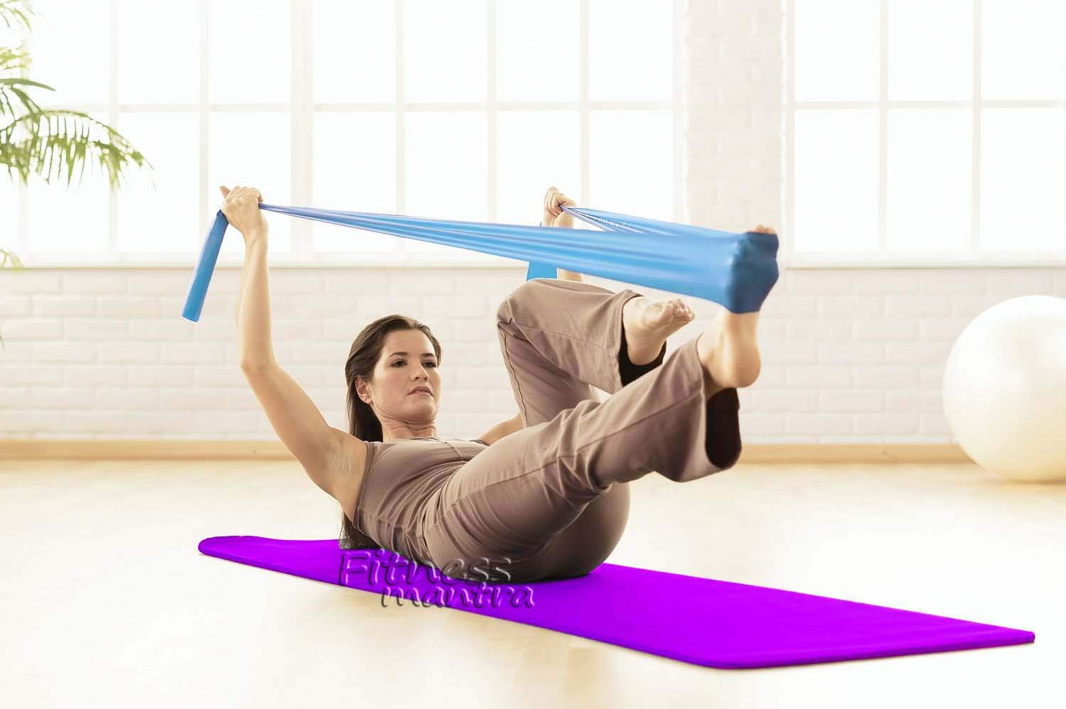 Fitness Mantra® 6mm Anti Skid Yoga Mat for Men & Women| Qnty.-1 Pcs.| (Purple, 6mm)