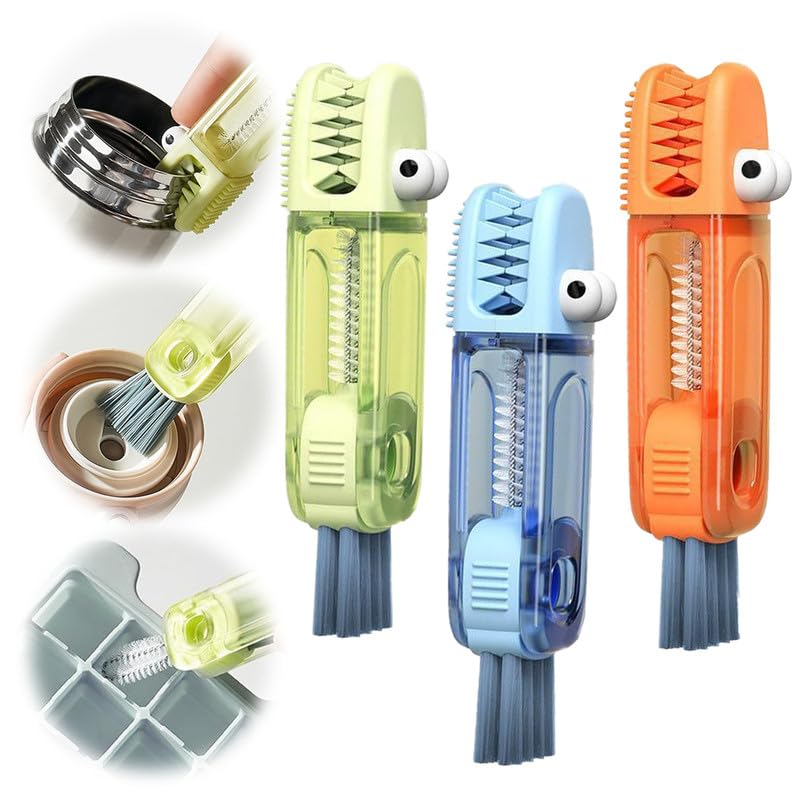 Amazon.com: 3 in 1 Cup Lid Cleaning Brush, 2026 New Portable