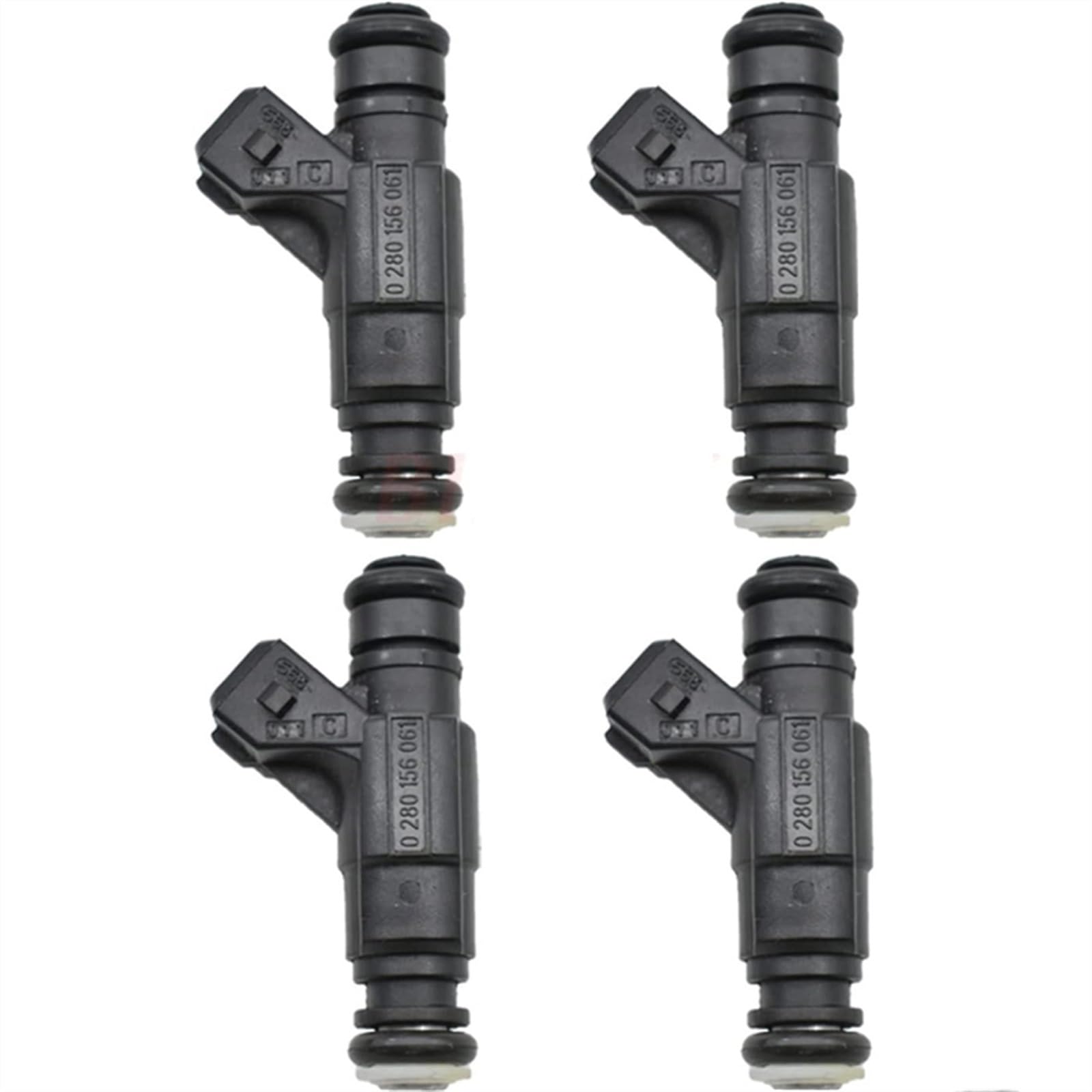 AVFORA buse d'injecteurs de Carburant 4X Injecteur De Carburant pour VW pour Golf pour Coccinelle pour Jetta L4 1.8L Turbo 0280156061 Injecteur Buse