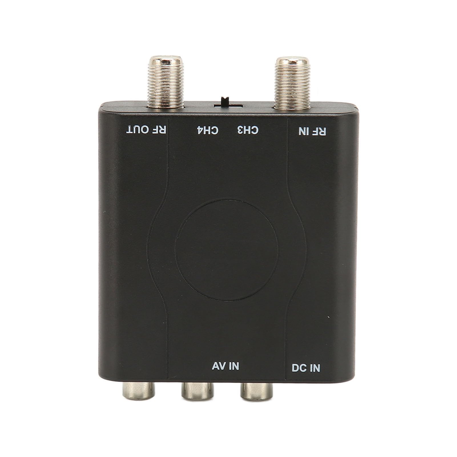 RF Modulator, Digitaler zu RF Modulator Video Audio Konverter, Unterstützt NTSC Format, Professioneller HD VHF Demodulator Konverter mit Stromkabel, für CATV System