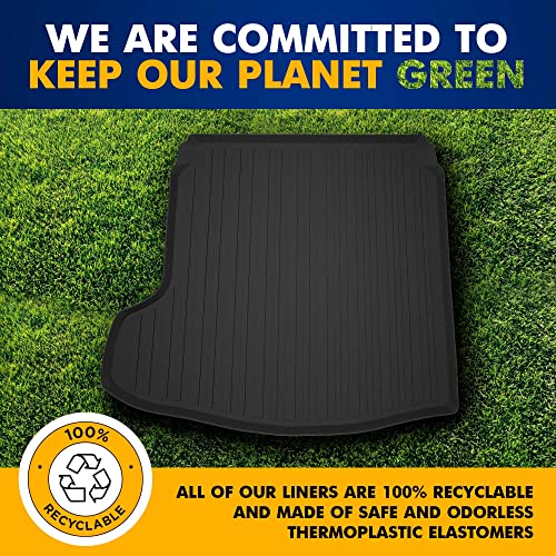 Premium Cargo Liner For Mazda 3 Sedan 2019-2023 - 100% Protection - Custom Fit Car Trunk Mat - All-Season Black Cargo Mat - 3D Shaped Laser Measured Trunk Liners For Mazda 3 (Bp) #TOP6