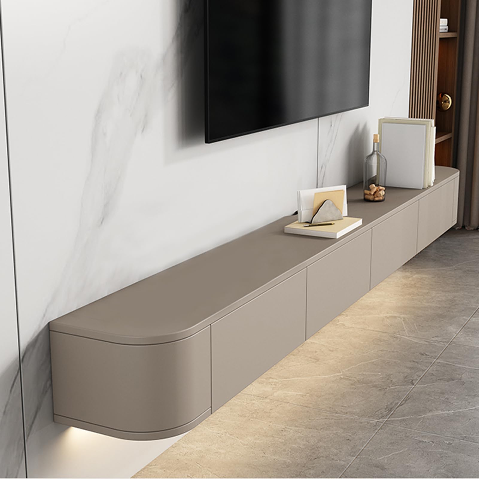 Support TV flottant de 280 cm pour vos soirées cinéma en salon