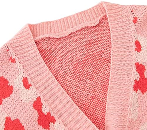 Womens Y2K Long Sleeve Loose Cardigan Sweater V Neck Knitted Cardigan Buttons Sweaters Tops 2 Womens Y2K Long Sleeve Loose Cardigan Sweater V Neck Knitted Cardigan Buttons Sweaters Tops