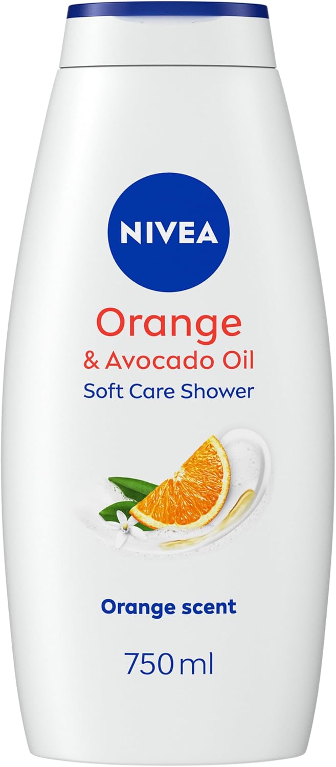NIVEA Orange & Avocado Shower Cream 750 ml NIVEA Orange & Avocado Shower Cream 750 ml
