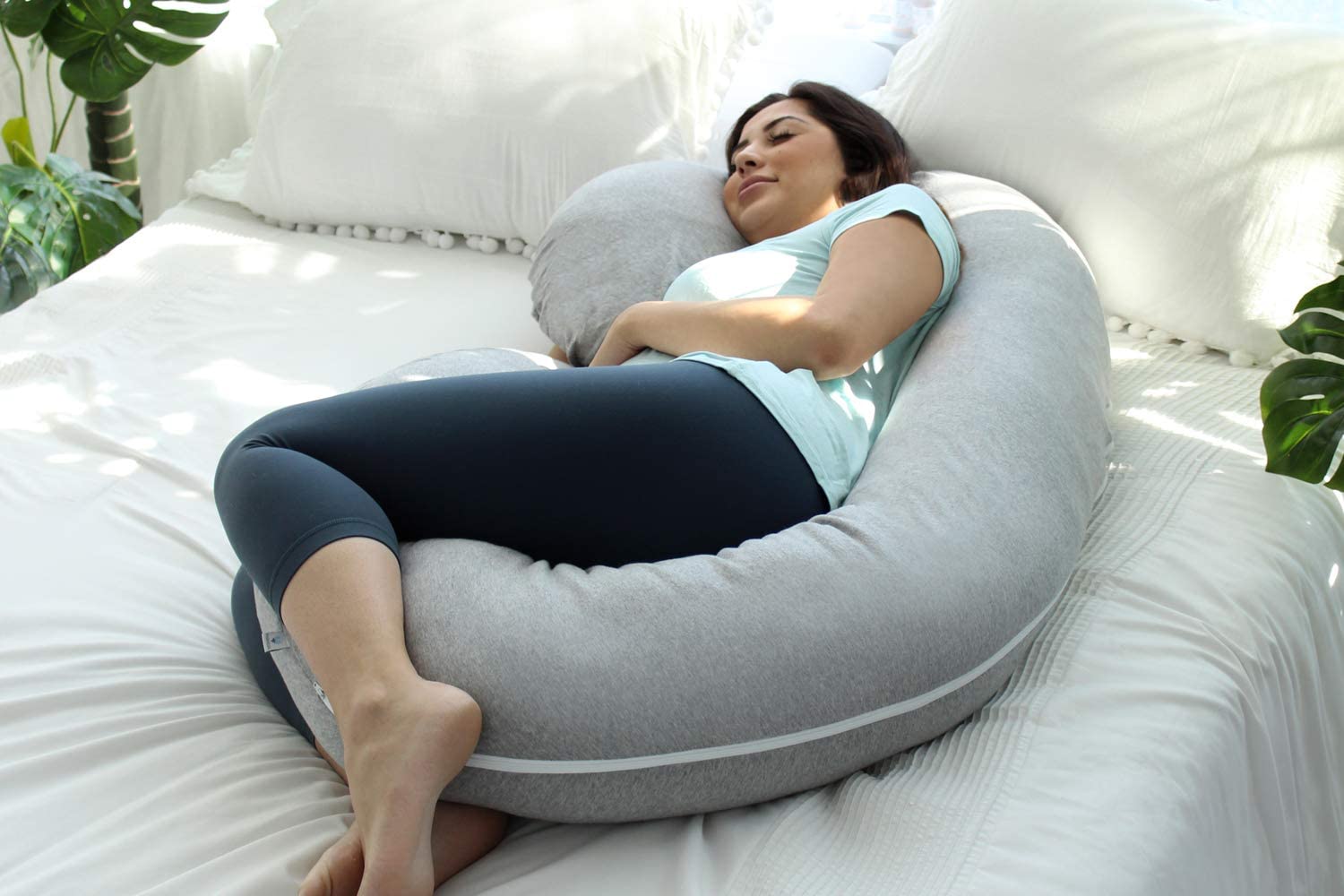 The CeeCee Pillow by PharMeDoc Pregnancy Pillow CShape Full Body