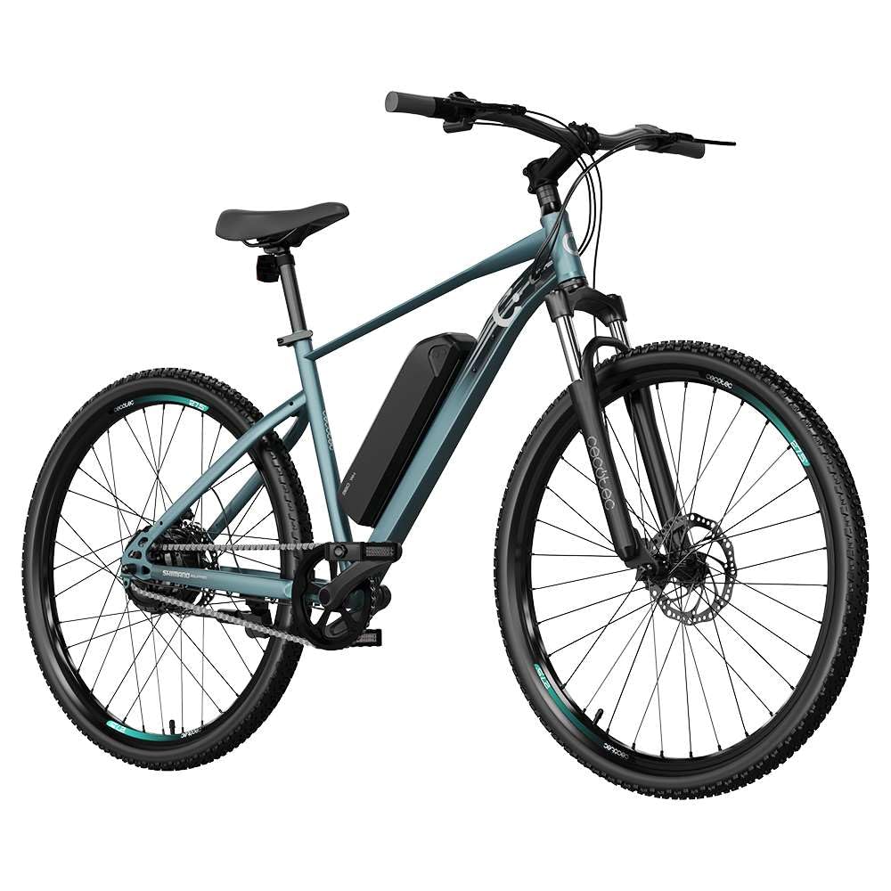 Cecotec Bicicleta Eléctrica de Montaña 27,5" y 29", hasta 55-120km de autonomía, Doble y Simple suspensión, Cambio Shimano 7-24 velocidades, Disco de Freno hidráulico