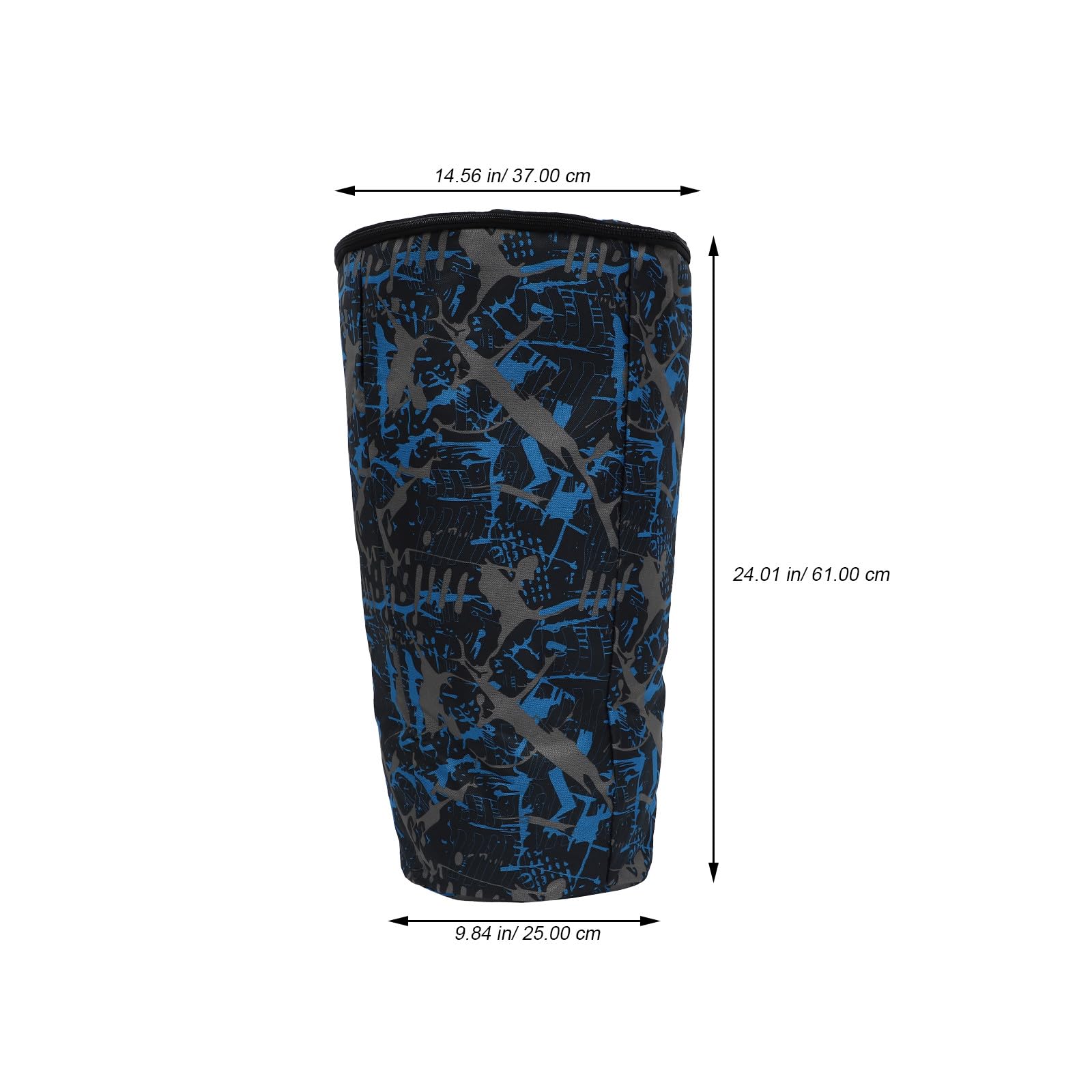 Garneck Paquet à Instruments pour Tambour Africain, Djembe Garçon et Filles, Grand Format, Tissu Oxford Pvc, Fermeture Lisse, Bleu Camouflage, Imperméable Couleur Aléatoire