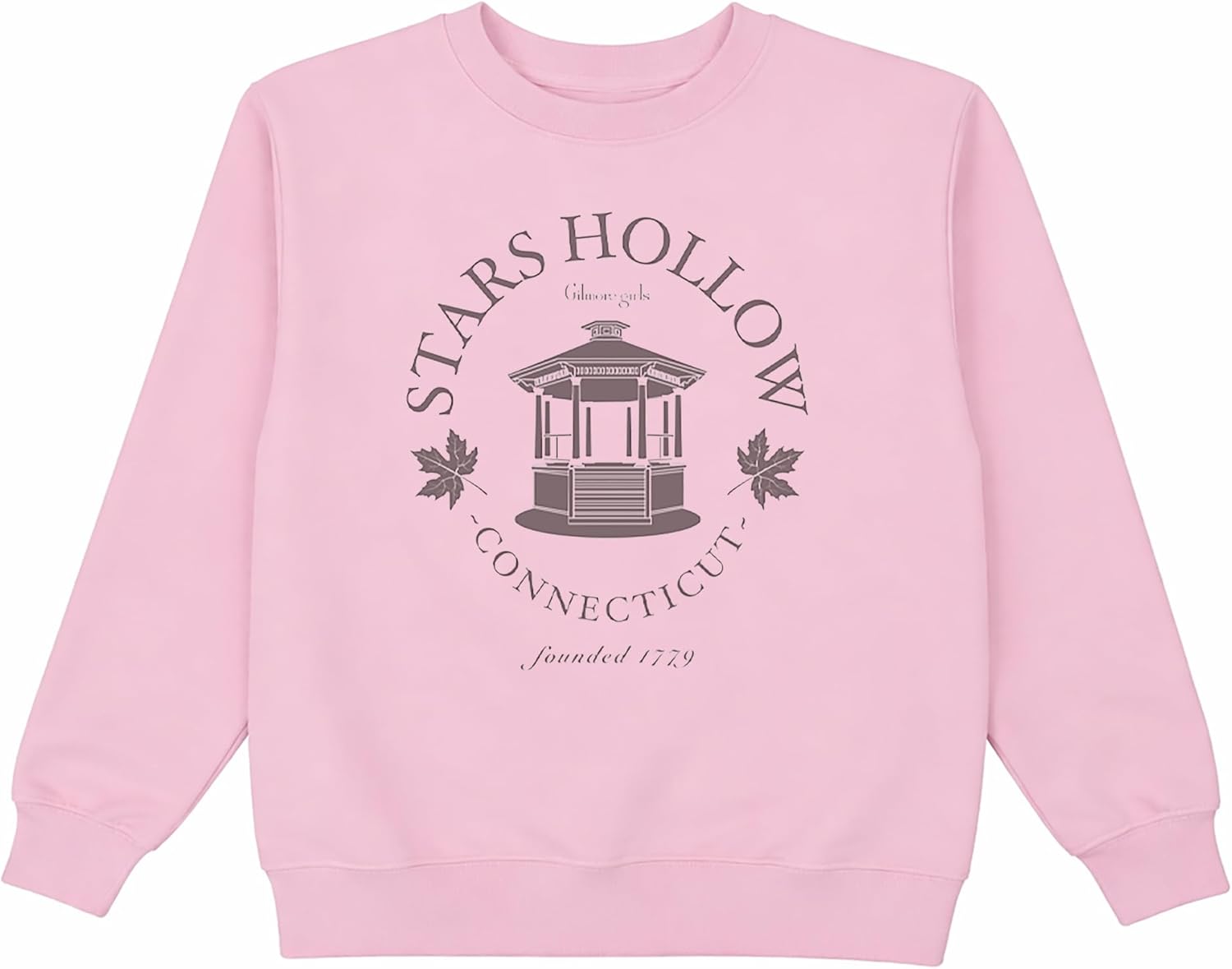 Bioworld Gilmore Girls Stars Hollow Women's Pink Crew Neck Sweatshirt - Image 4
