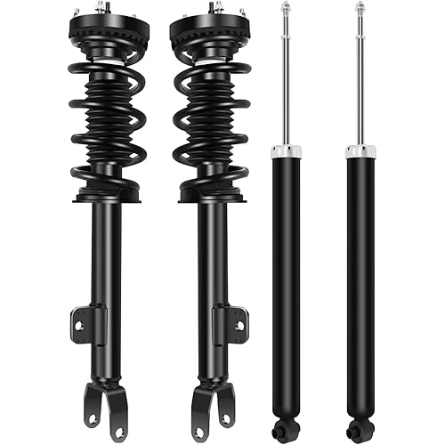 Front&Rear Complete Strut Coil and Spring Assembly Fits for 2011-2017 for Dodge for Charger 5.7L, 2012-2017 for Dodge for Challenger 5.7L, Struts Shocks Kit Replace 272665