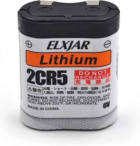 Miniatura 4 de Paquete de 5 baterías de litio de 6 V 1300 mAh 2CR5 con protección PTC, repuesto para 245 DL245 EL2CR5 Kl2CR5