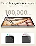 ESR Paper-Feel Magnetic Screen Protector for iPad Air 11 Inch M4/M3/M2 (8th/7th/6th Gen, 2026/2025/2024), Write and Draw Like on Paper, Detachable and Reusable, Compatible with Tempered Film, Matte