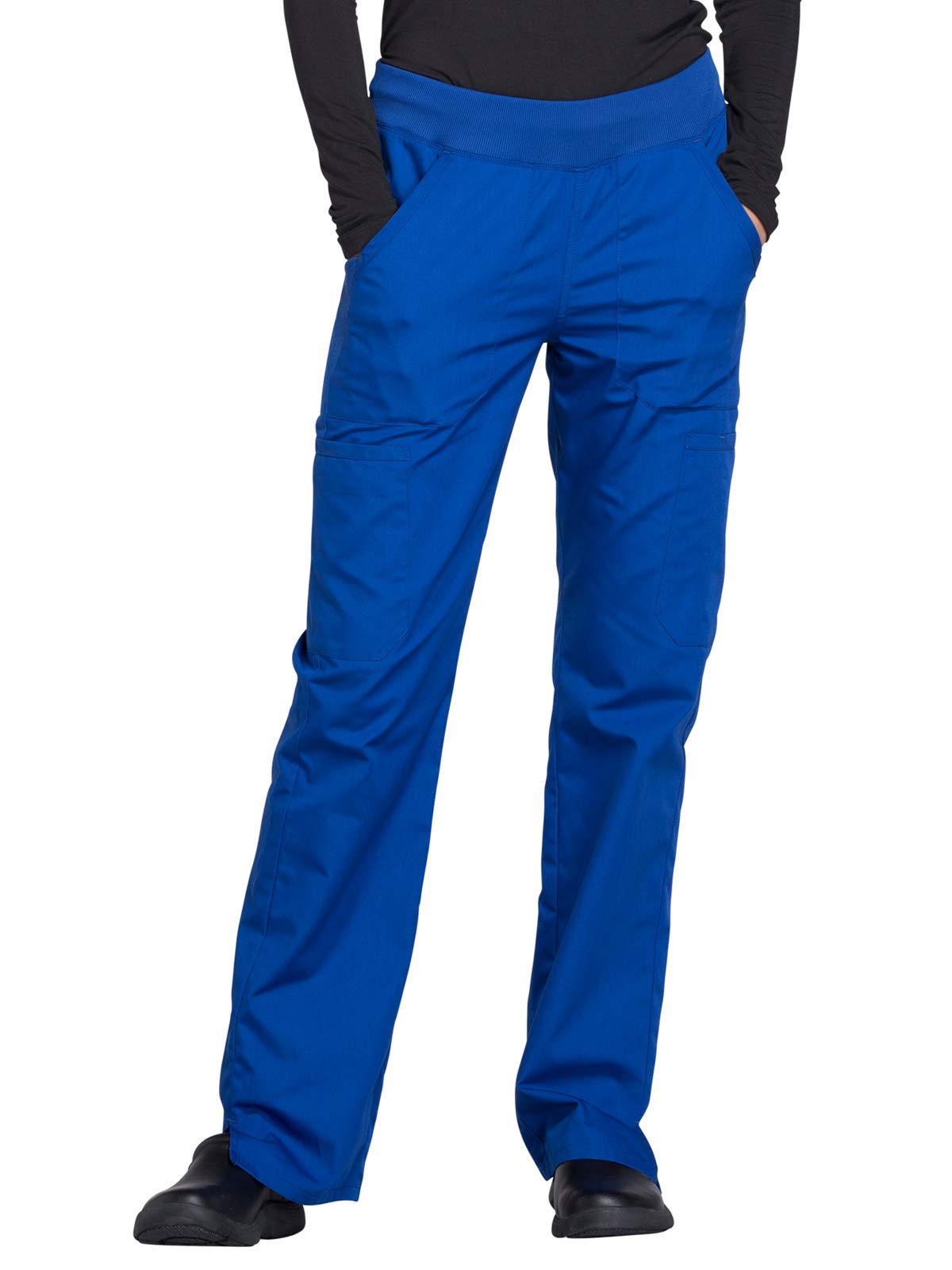 Workwear Originals Women Scrubs Pant Mid Rise Straight Leg Pull-on Cargo WW210