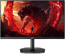Acer Nitro KG270 P0bi, 27 Polegadas, 1920x1080 Full HD, Monitor Gamer LED VA, 16:9, Anti-Reflexo, 1000:1, 1ms, 144Hz, 18W