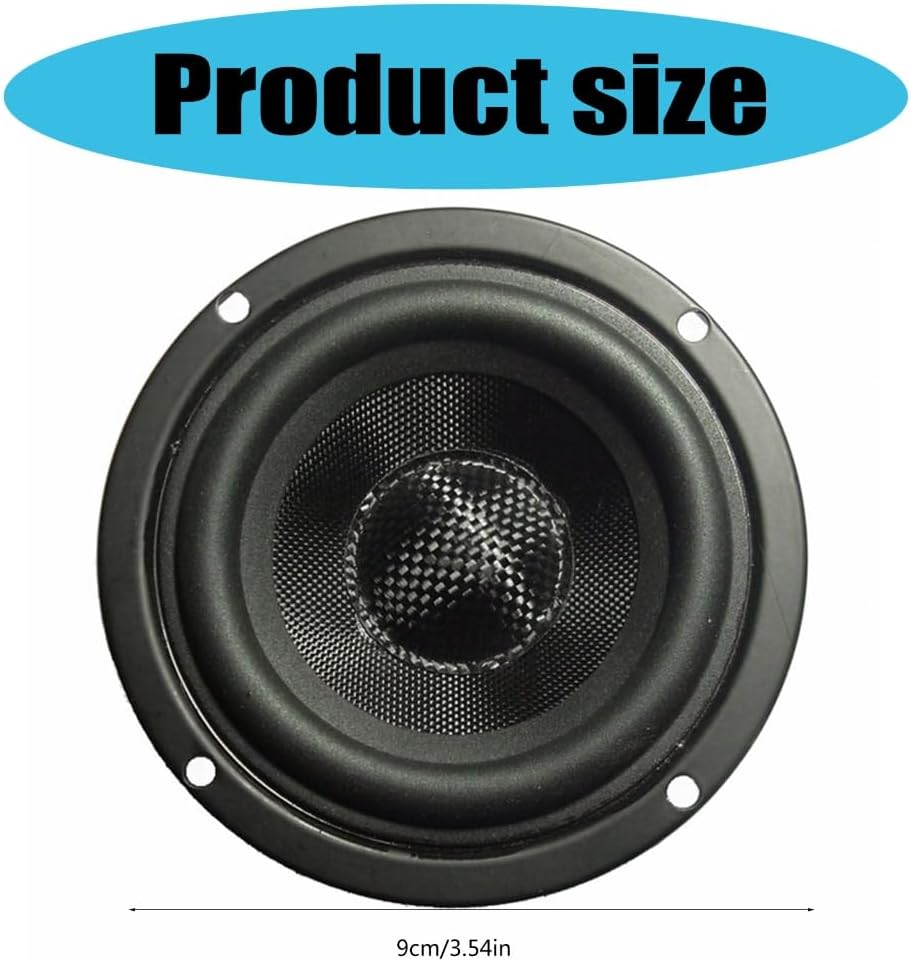 HiFi Sound 3inch 4OHM 15W Waterproof Subwoofer Speakers Fiberglasses Full Frequency